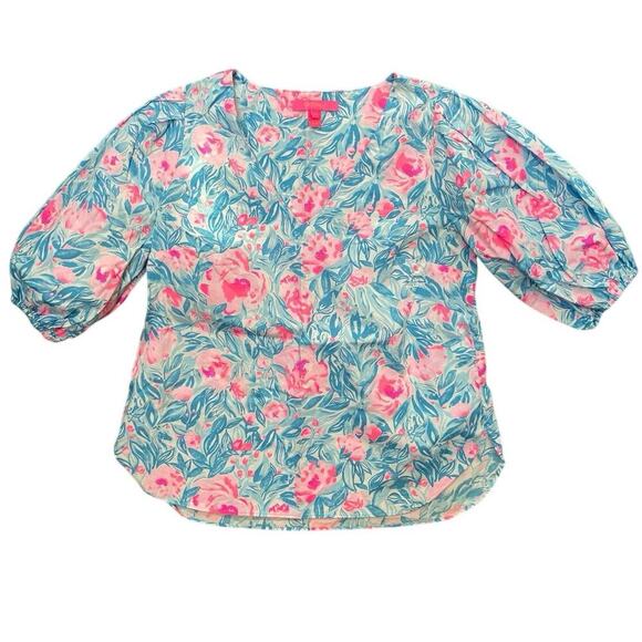 Lilly Pulitzer Ivee Top XS - Picture 3 of 6